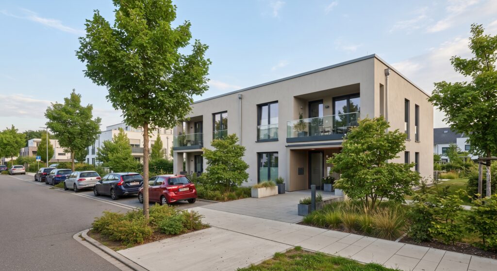 Budynek wielorodzinny – przykład architektury mieszkaniowej
